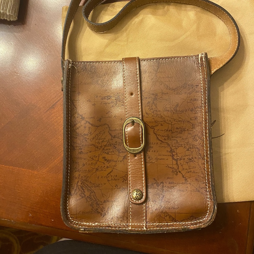 Patricia Nash Venezia Pouch- Signature Map